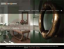 Tablet Screenshot of cento19.it